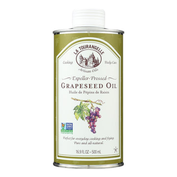 La Tourangelle Grapeseed Oil - Case Of 6 - 16.9 Fl Oz. - Maras Green
