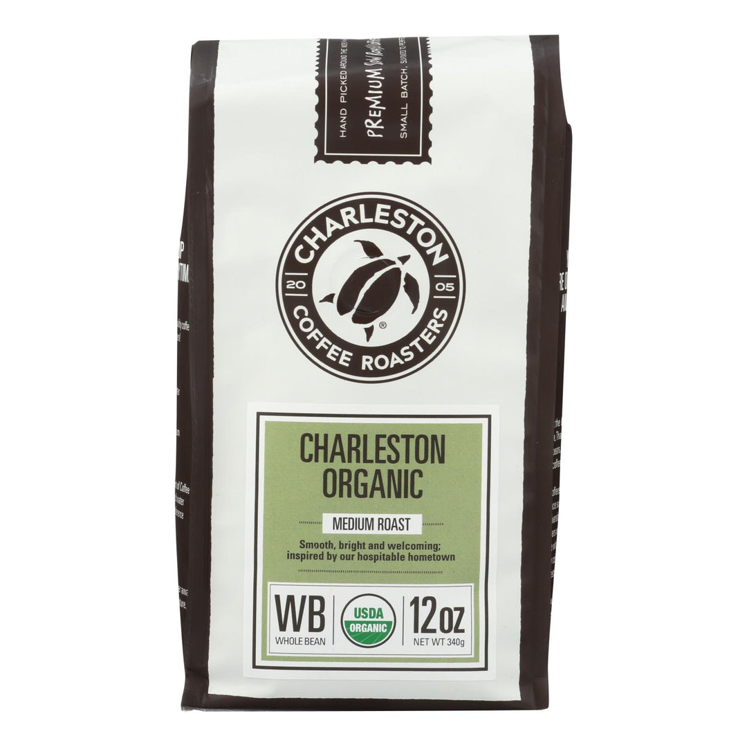 Charleston Coffee Roasters - Coffee Charleston Whole Bean - Case Of 6 - 12 Oz - Maras Green