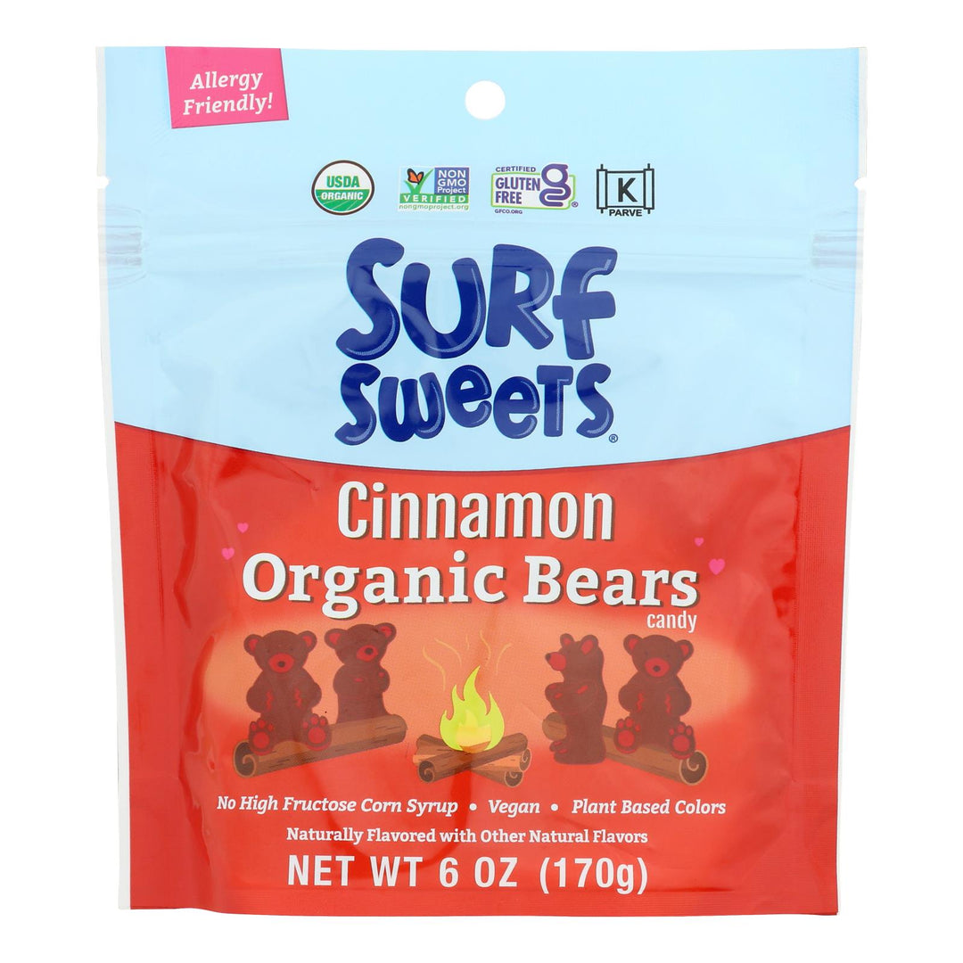 Surf Sweets - Candy Cinnamon Bears - Case Of 8-6 Oz - Maras Green