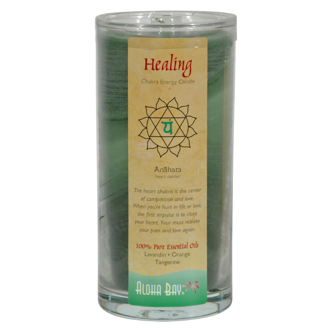 Aloha Bay - Chakra Jar Candle - Healing - 11 Oz - Maras Green
