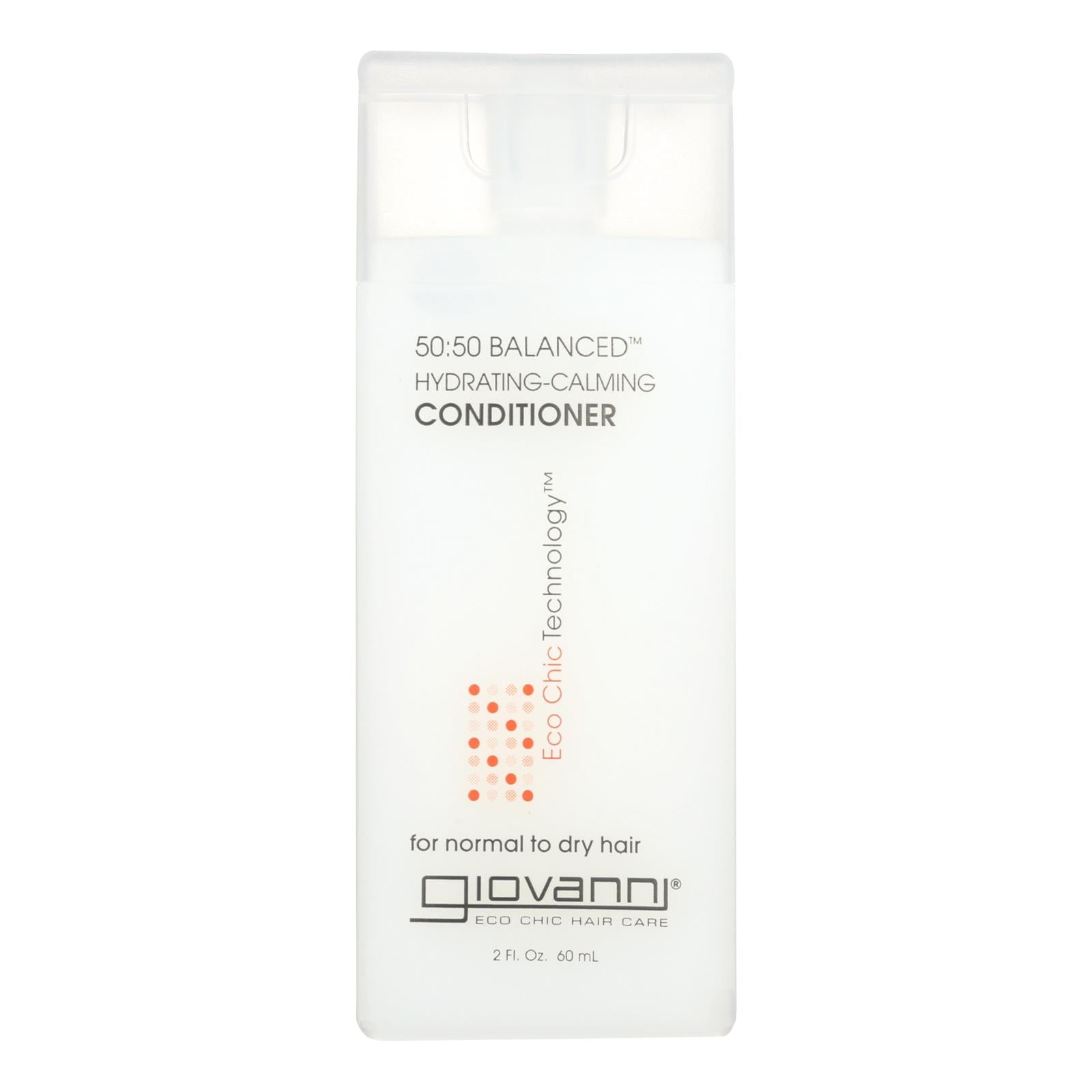 Giovanni 50:50 Balanced Conditioner Hydrating-calming - 2 Fl Oz - Case Of 12 - Maras Green