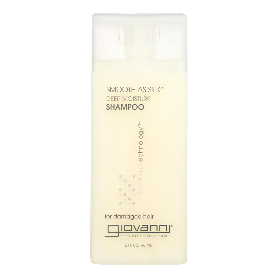 Giovanni Smooth As Silk Deep Moisture Shampoo - 2 Fl Oz - Case Of 12 - Maras Green