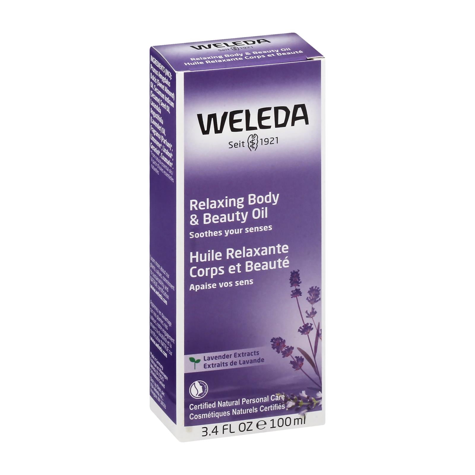 Weleda Relaxing Body Oil Lavender - 3.4 Fl Oz - Maras Green