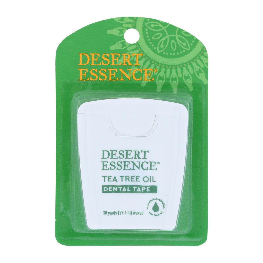 Desert Essence - Tea Tree Oil Dental Tape - 30 Yds - Case Of 6 - Maras Green