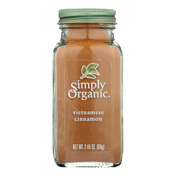 Simply Organic Cinnamon - Case Of 6 - 2.45 Oz. - Maras Green