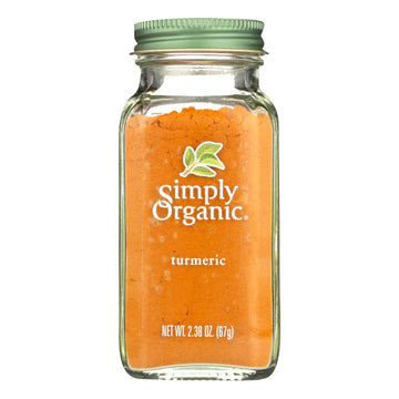Simply Organic Ground Turmeric Root - Case Of 6 - 2.38 Oz. - Maras Green