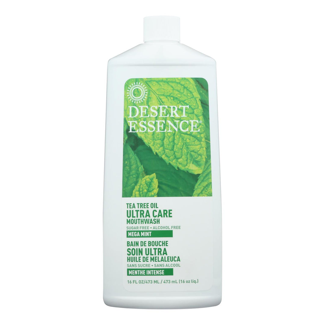 Desert Essence - Mouthwash - Tea Tree U/care Mint - 16 Fl Oz - Maras Green