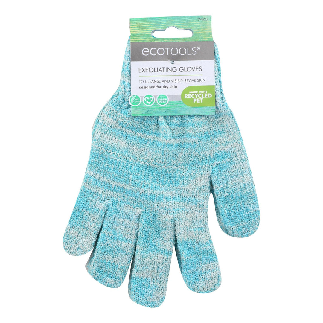 Eco Tool Recycled Bath & Shower Gloves - Case Of 6 - 1 Pair - Maras Green