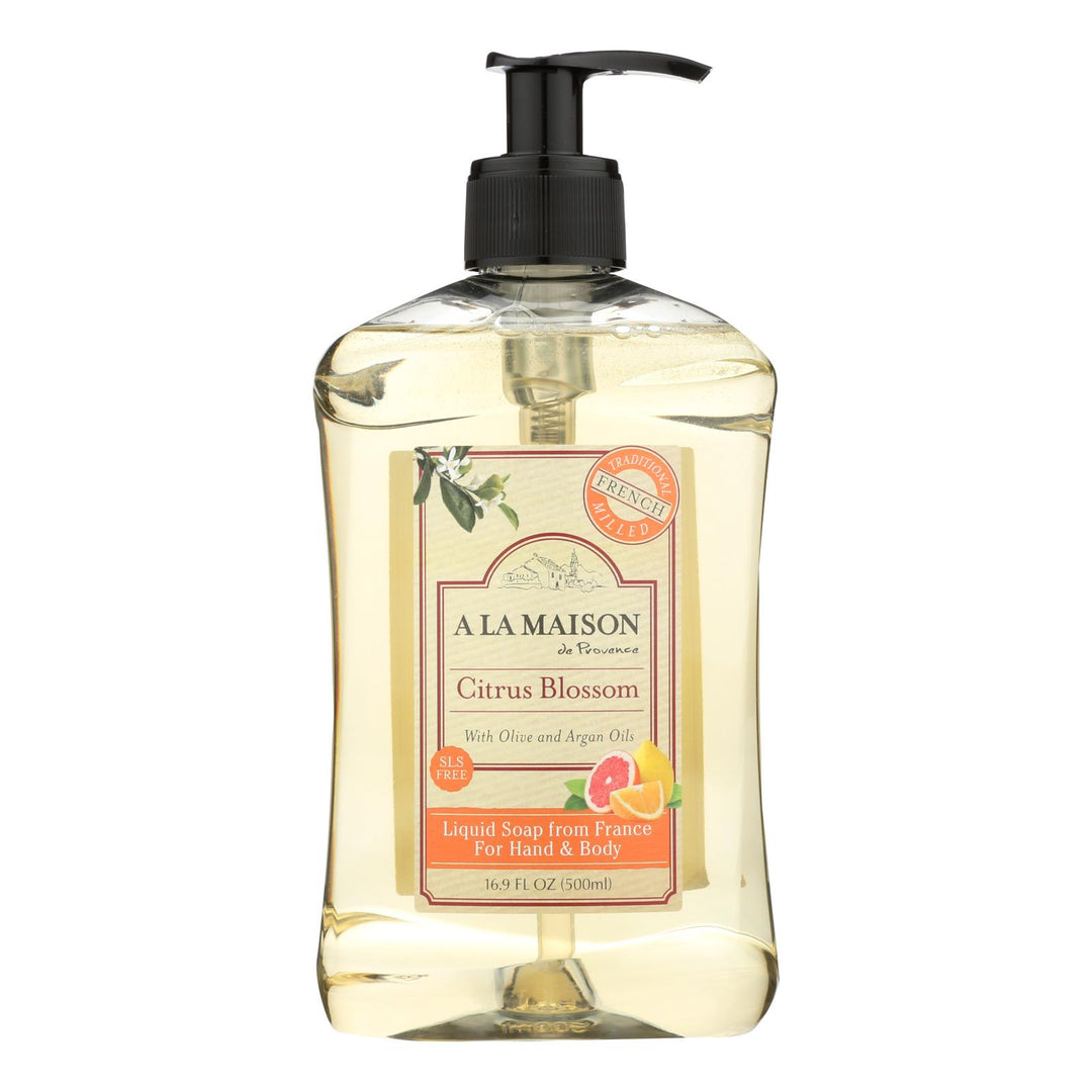 A La Maison - Liquid Hand Soap - Citrus Blossom - 16.9 Fl Oz. - Maras Green