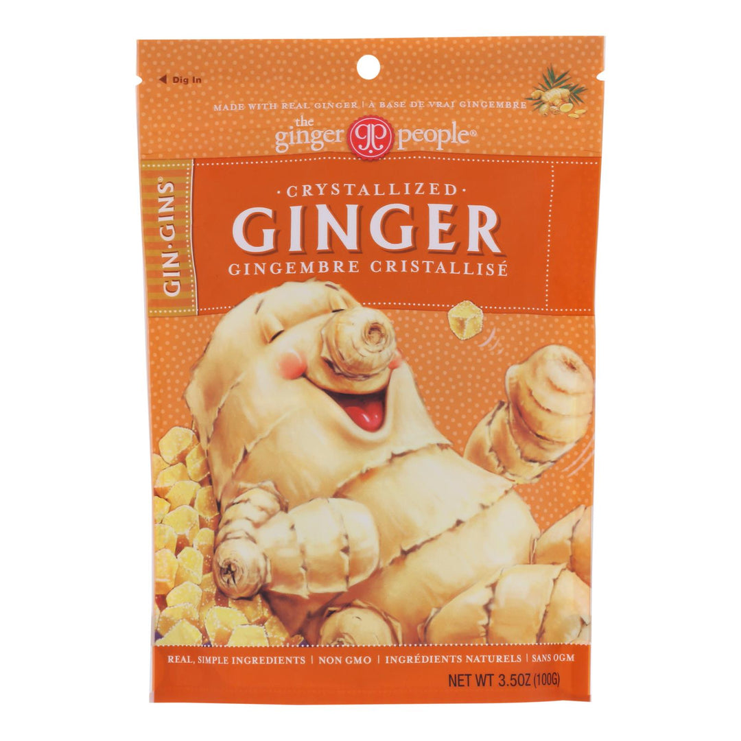 Ginger People - Crystallized Ginger - Case Of 12 - 3.5 Oz. - Maras Green