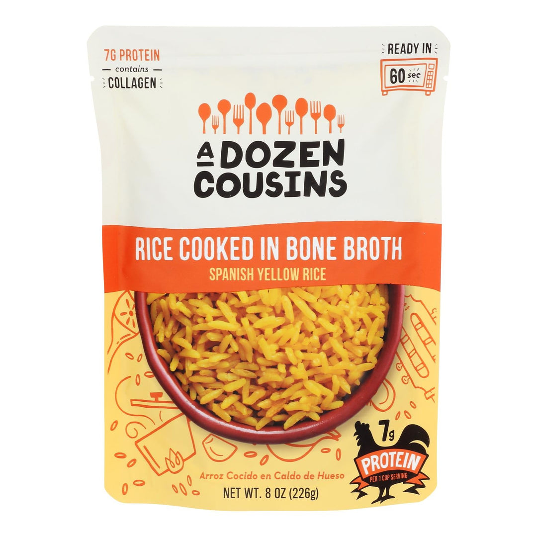 A Dozen Cousins - Rice Spanish Yellow Rte - Case Of 6 - 8 Oz - Maras Green