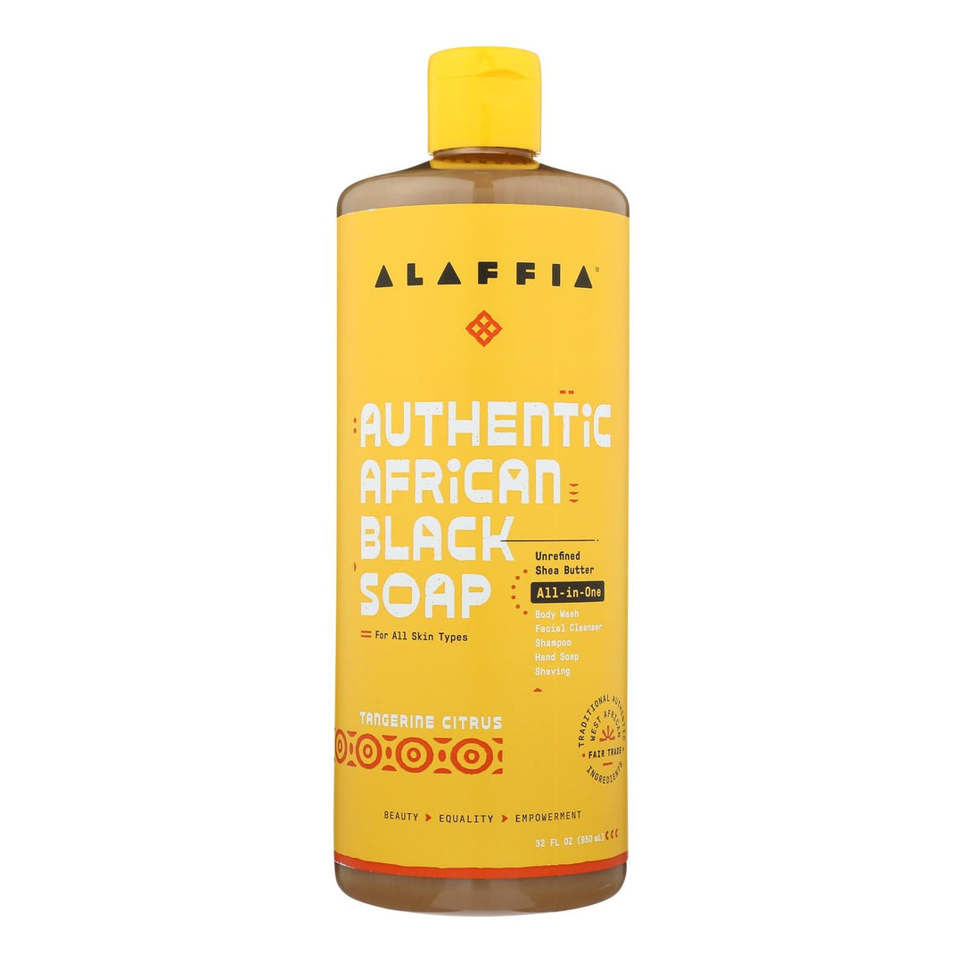 Alaffia - African Black Soap - Tangerine Citrus - 32 Fl Oz. - Maras Green