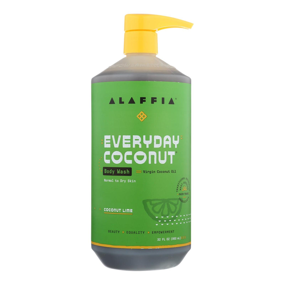 Alaffia - Everyday Body Wash - Coconut Lime - 32 Fl Oz. - Maras Green