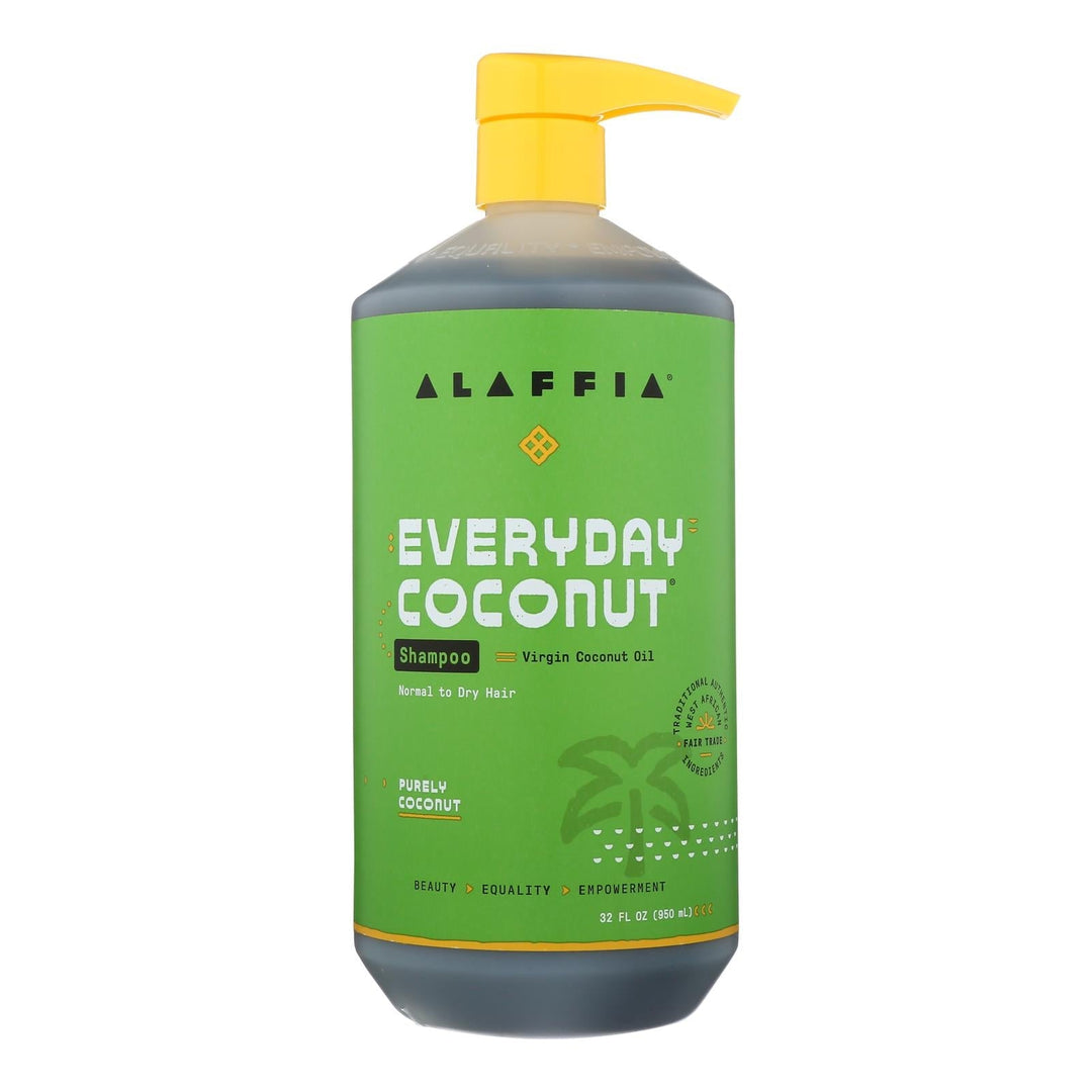 Alaffia - Everyday Shampoo - Coconut And Ginger - 32 Fl Oz. - Maras Green