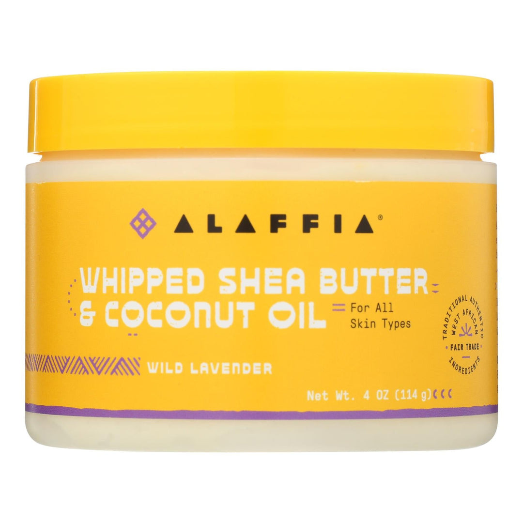 Alaffia - Whpd Shea Butter Coconut Lavender - 1 Each - 4 Oz - Maras Green