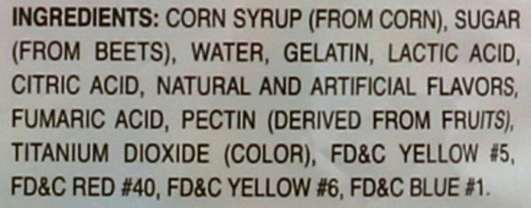 Albanese - Gummi Mini Sour Neon Worm - Case Of 4 - 4.5 Lb - Maras Green