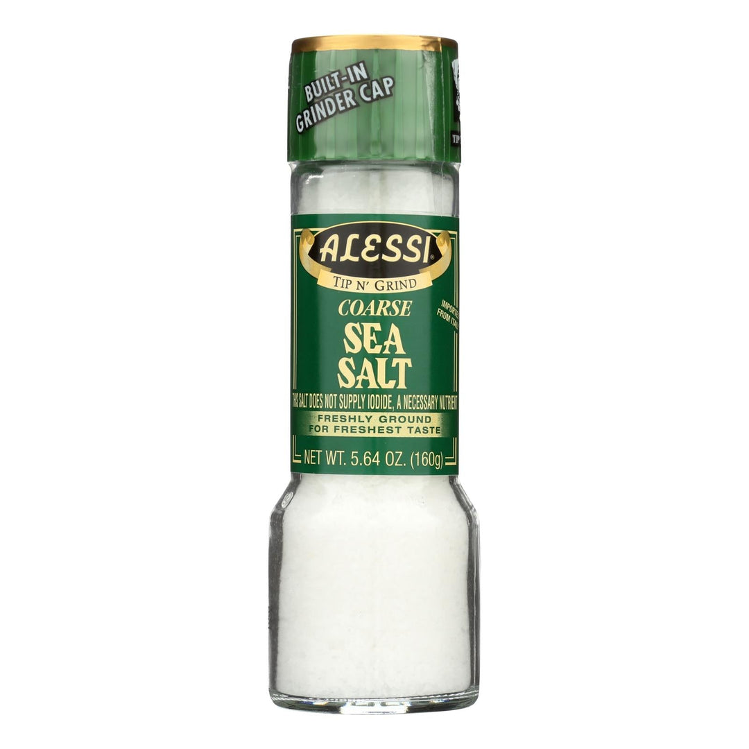 Alessi - Grainder - Coarse Sea Salt - Large - 5.64 Oz - Maras Green