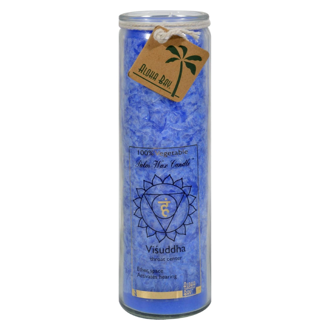 Aloha Bay - Chakra Jar Blue Candle - 17 Oz - Maras Green