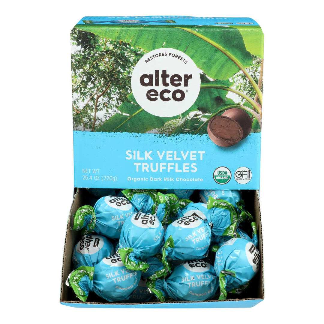 Alter Eco Americas Organic Truffles - Velvet - .42 Oz - Case Of 60 - Maras Green