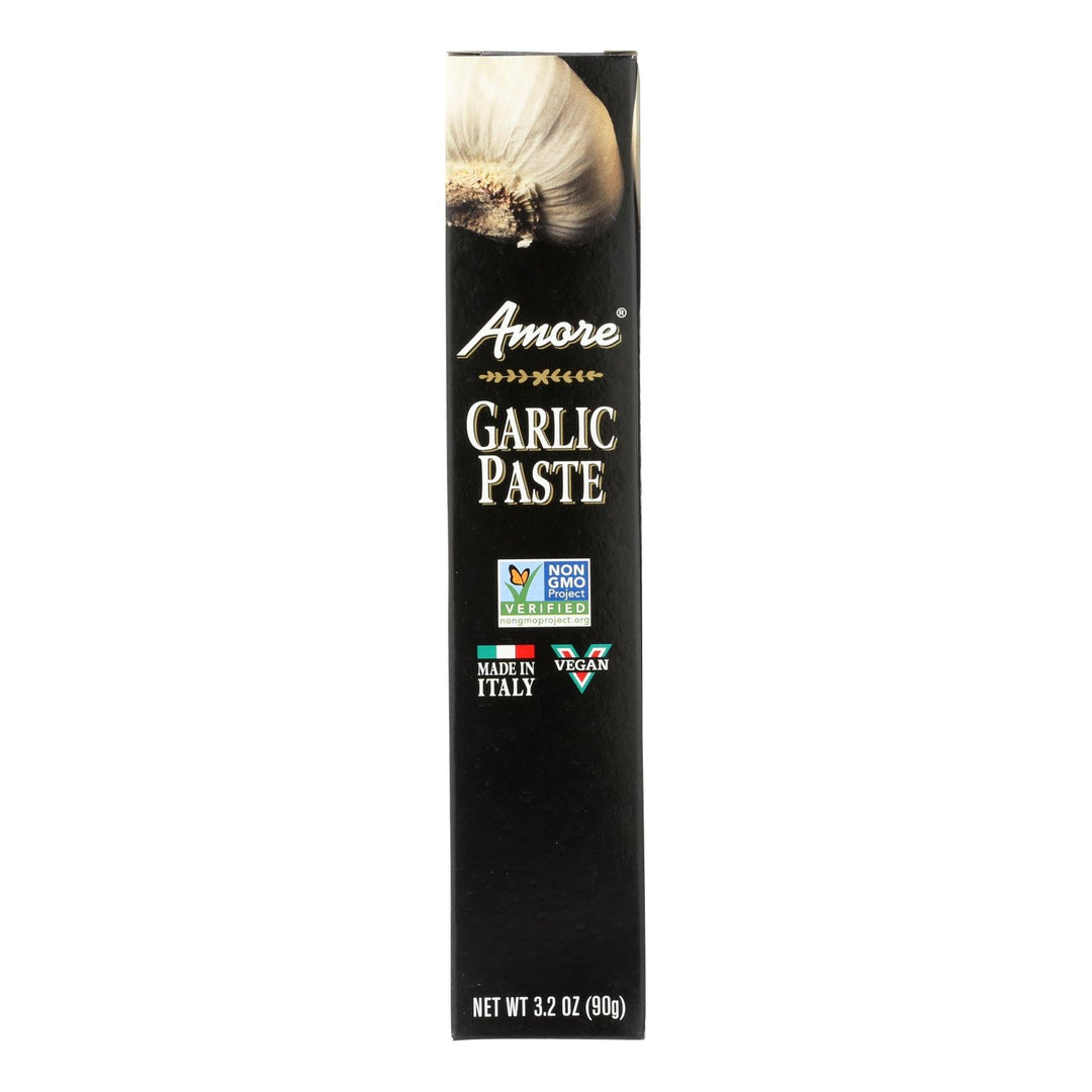 Amore - Garlic Paste - Case Of 12 - 3.15 Oz. - Maras Green
