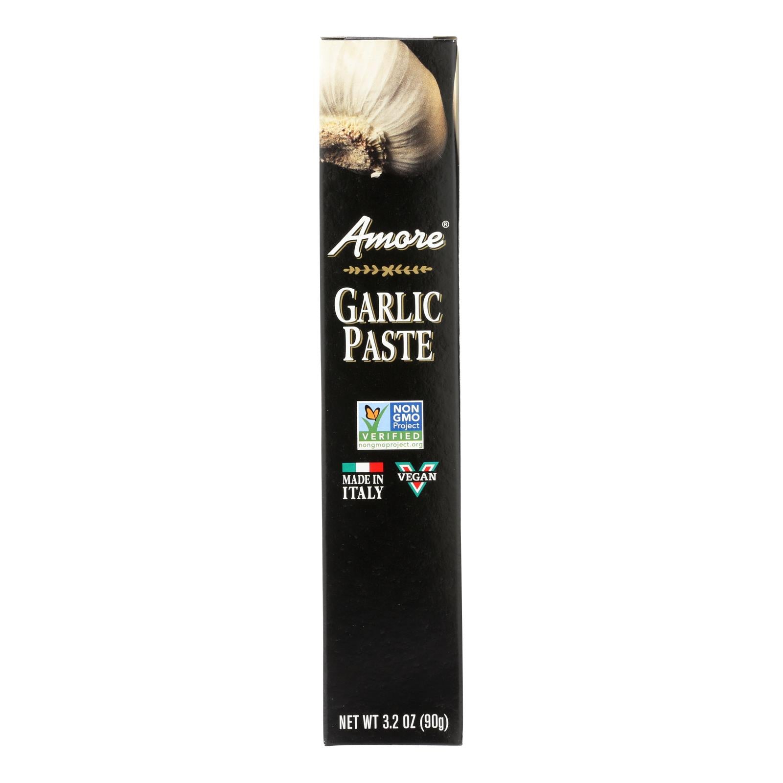 Amore - Garlic Paste - Case Of 12 - 3.15 Oz. - Maras Green