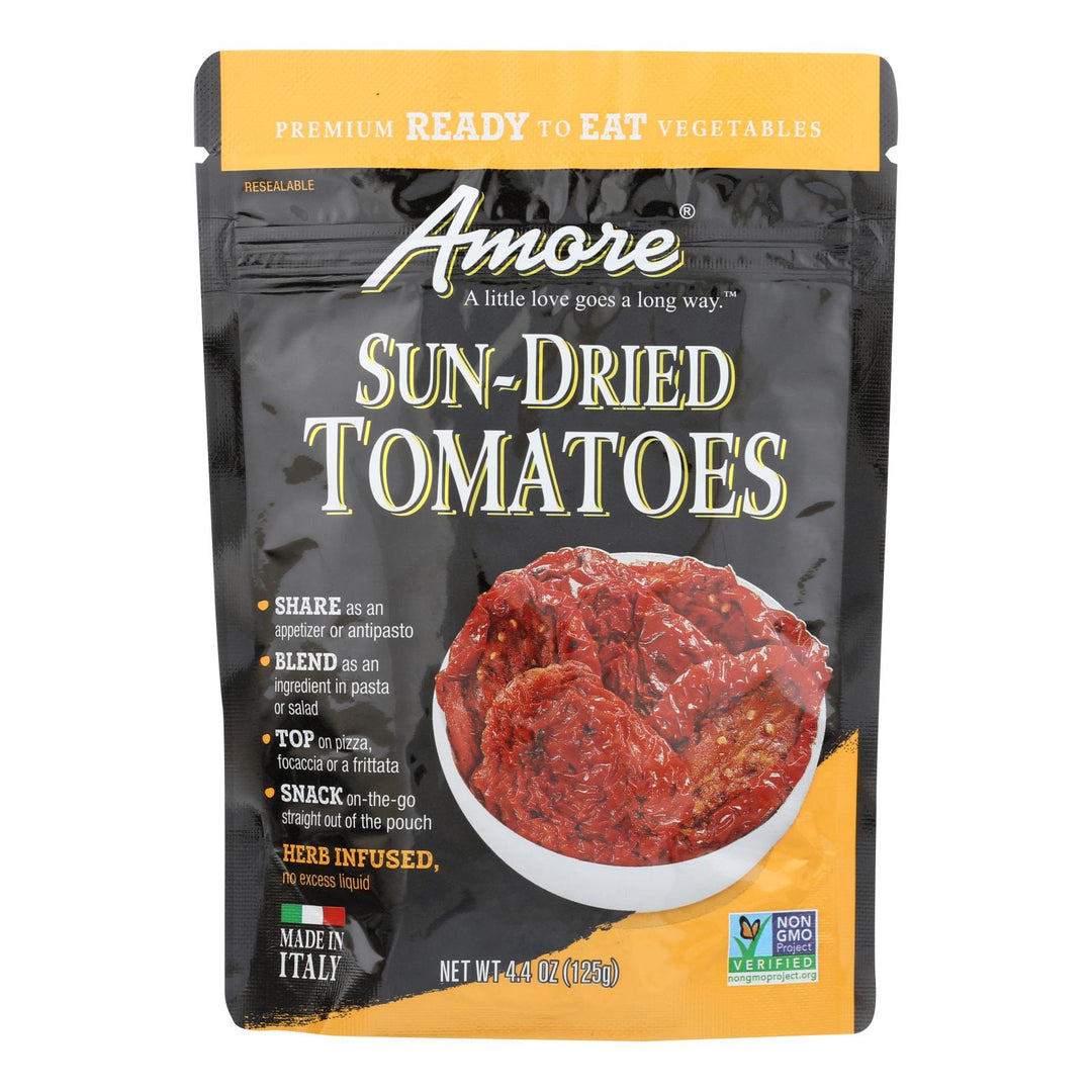 Amore - Sun Dried Tomatoes - Case Of 10 - 4.4 Oz - Maras Green