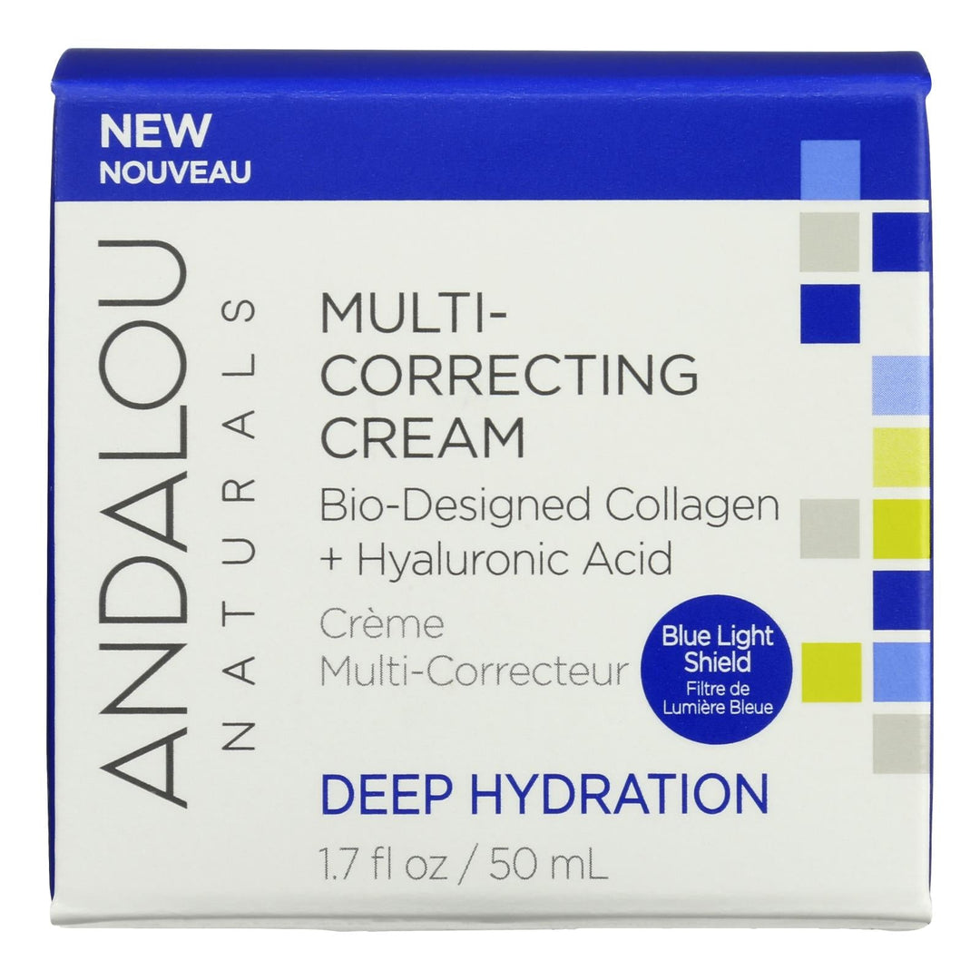 Andalou Naturals - Cream Dp Hyd Mlt Crrcting - 1 Each - 1.7 Fz - Maras Green