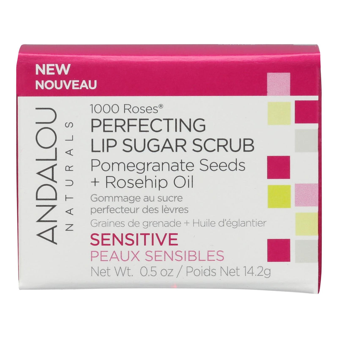 Andalou Naturals - Lip Sugar Scrub - 1 Each - 0.5 Oz - Maras Green