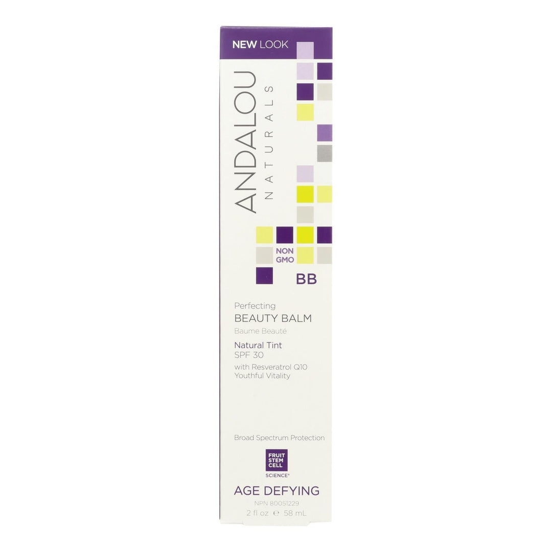 Andalou Naturals Skin Perfecting Beauty Balm - Natural Tint Spf 30 - 2 Oz - Maras Green