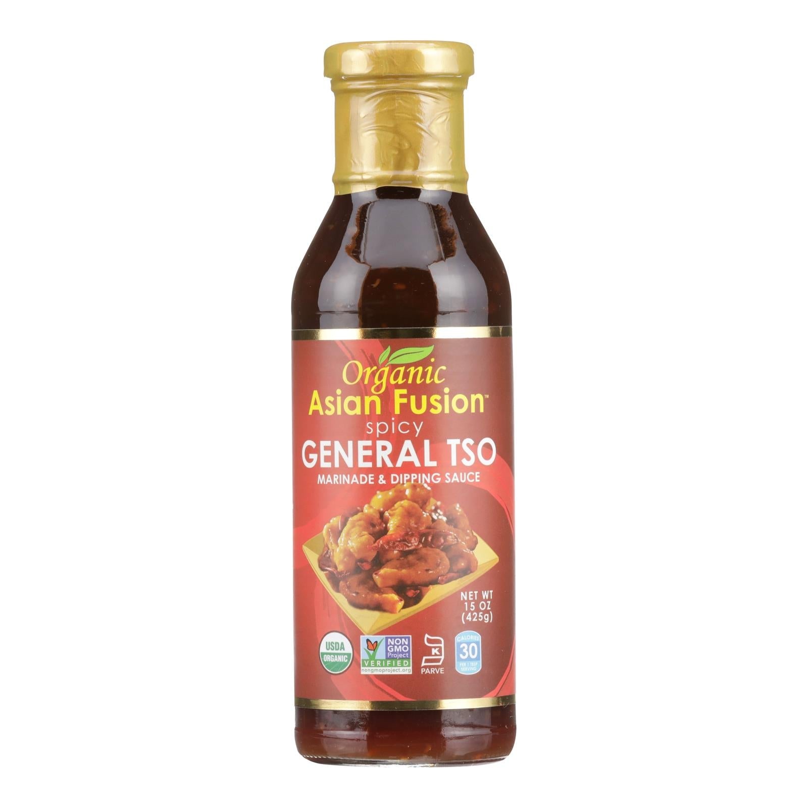 Asian Fusion Sauce - General Tso - Case Of 6 - 15 Fl Oz. - Maras Green