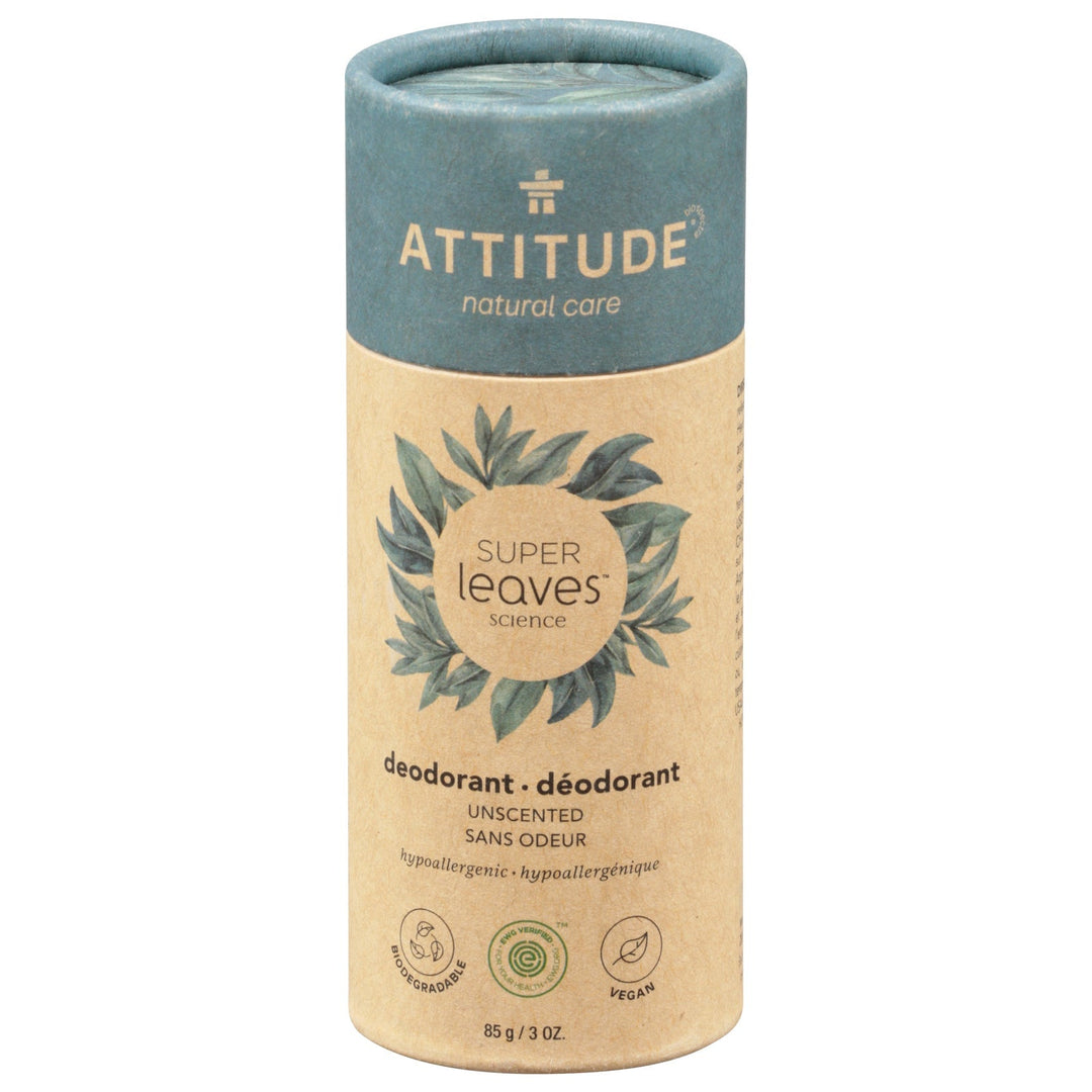 Attitude - Deodorant Spr/lv Unscented - 1 Each - 3 Oz - Maras Green