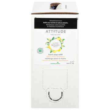 Attitude - Hand Soap Lemon Leaves - 1 Each 1 - 67.6 Fz - Maras Green
