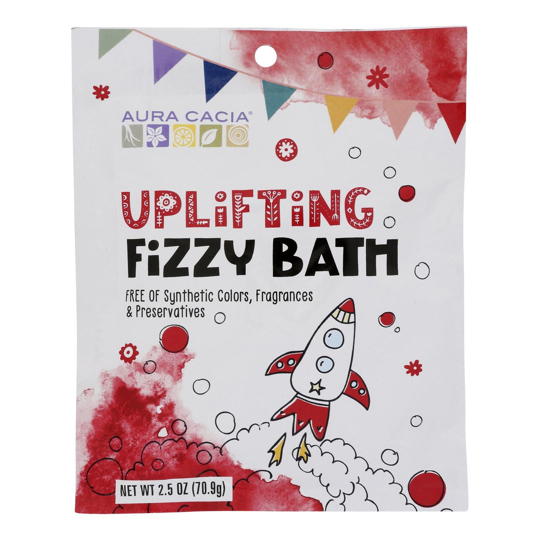 Aura Cacia - Fizzy Bath Kids Uplifting - Case Of 6 - 2.5 Oz - Maras Green