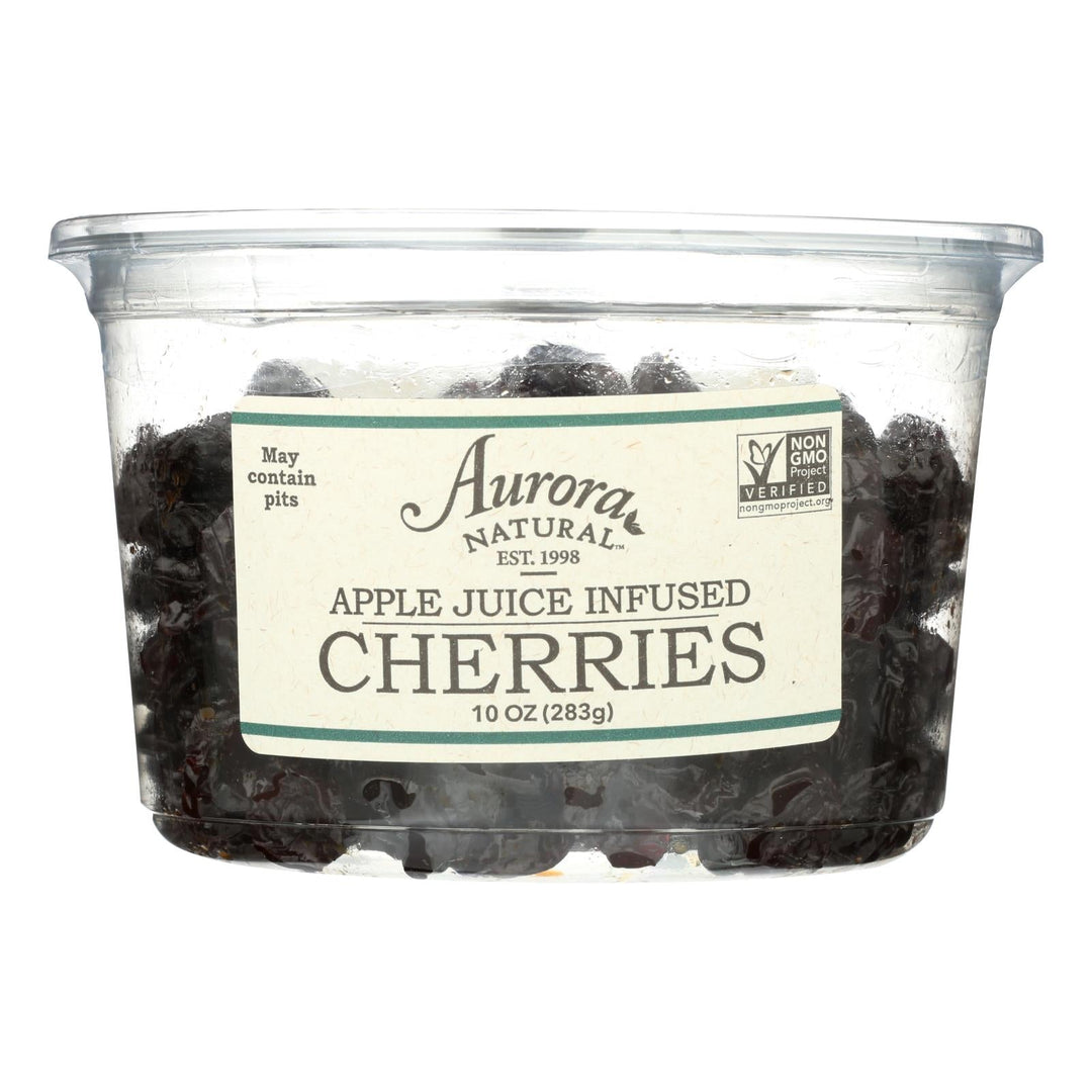 Aurora Natural Products - Apple Juice Infused Cherries - Case Of 12 - 10 Oz. - Maras Green