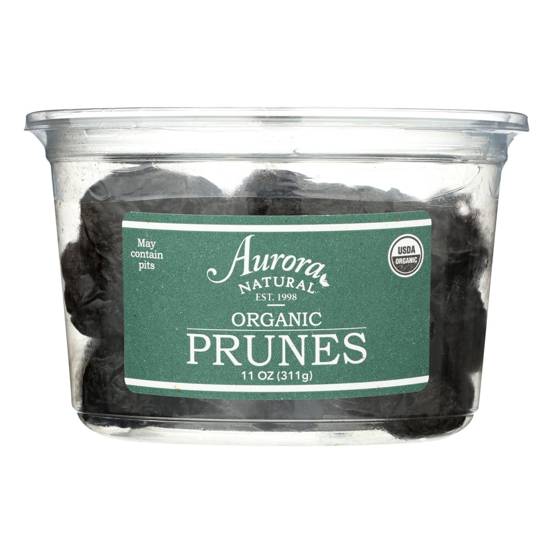 Aurora Natural Products - Organic Prunes - Case Of 12 - 11 Oz. - Maras Green