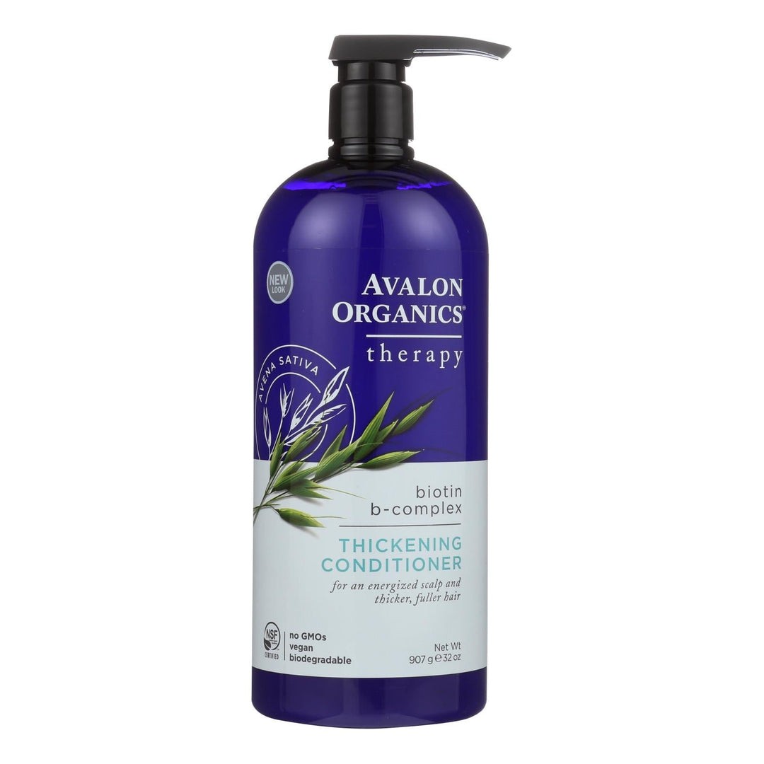 Avalon Conditioner - Organic Biotin - b Complex - 32 Oz - Maras Green