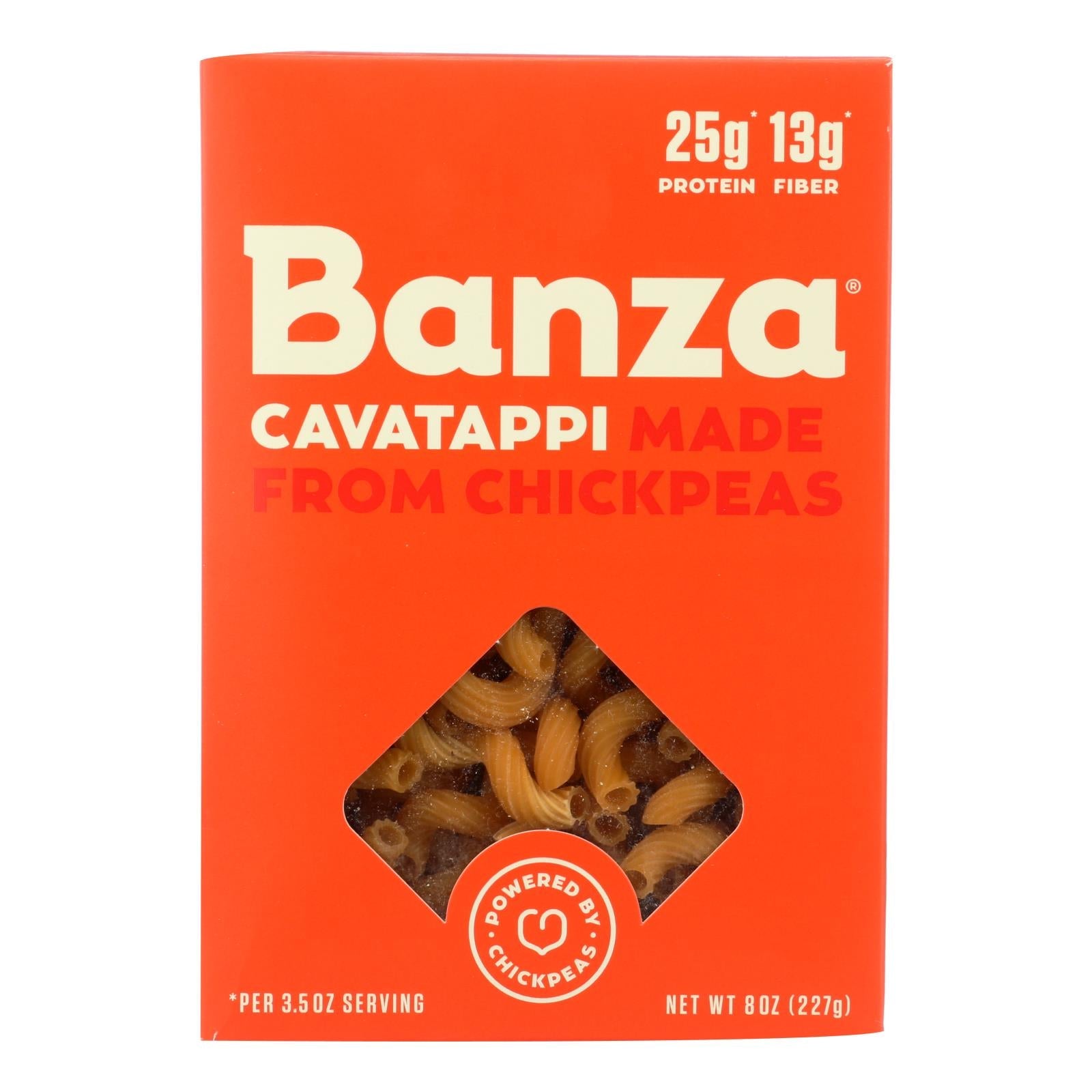 Banza - Chickpea Pasta - Cavatappi - Case Of 6 - 8 Oz. - Maras Green