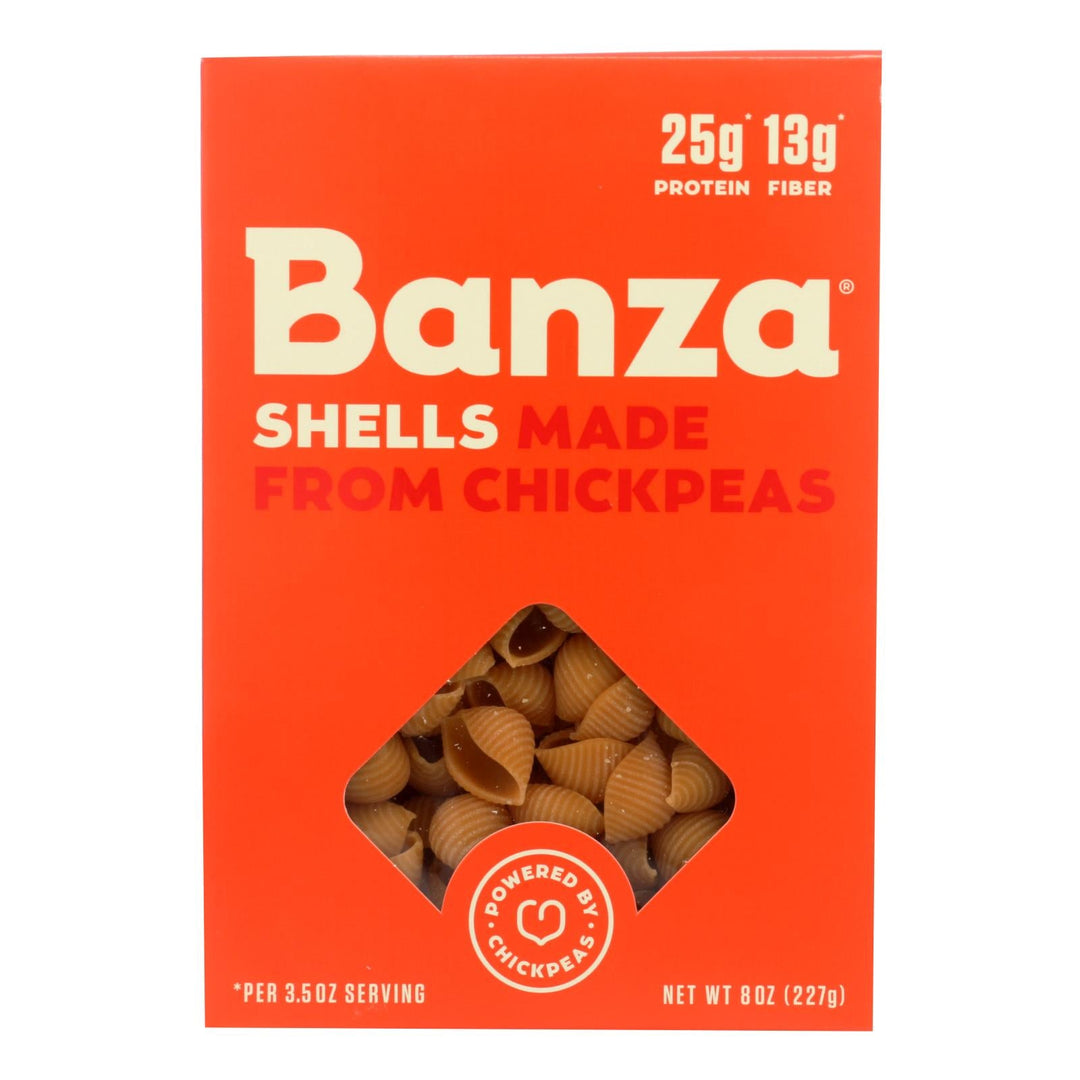 Banza - Pasta Chickpea Shells - Case Of 6 - 8 Oz. - Maras Green