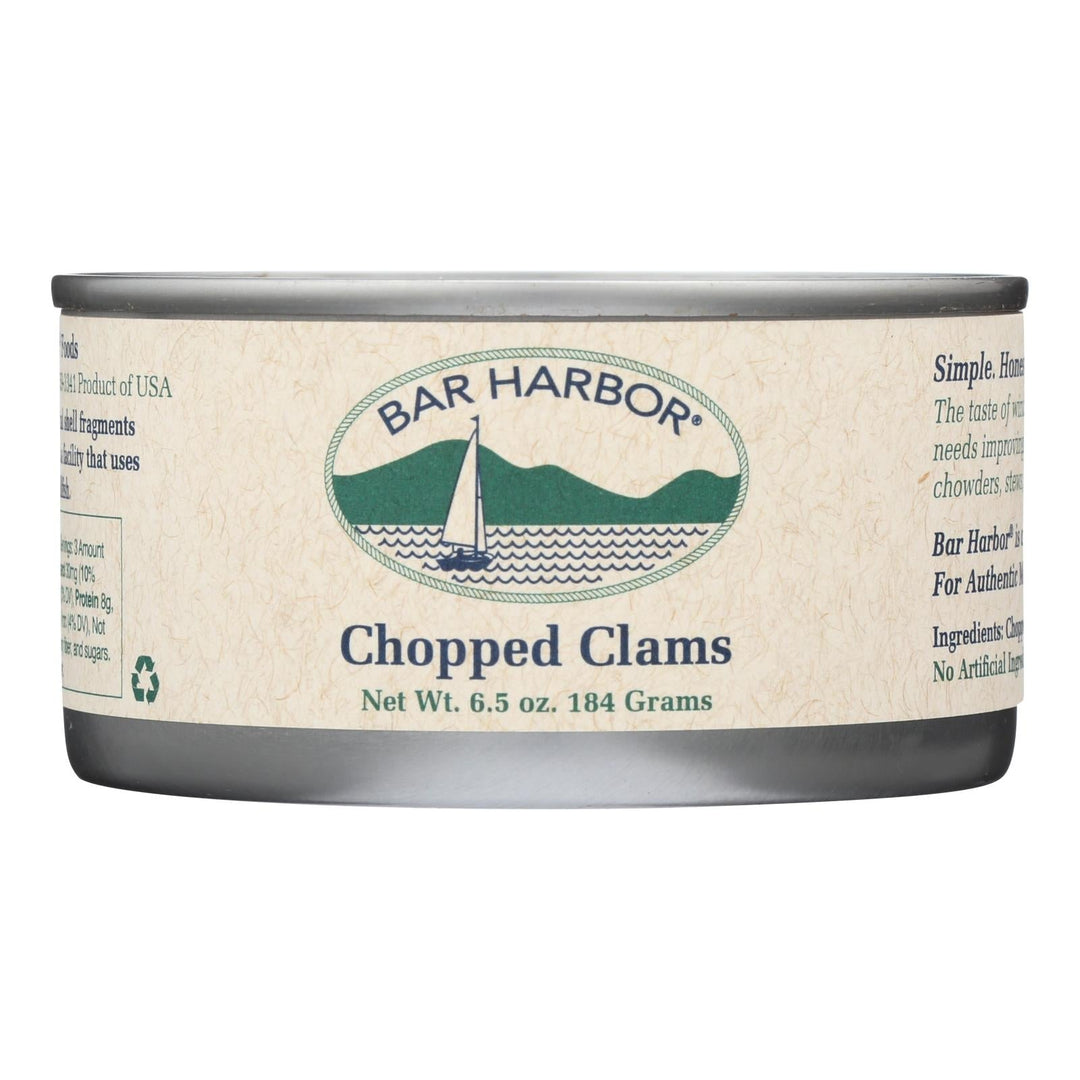 Bar Harbor - Chopped Clams - Case Of 12 - 6.5 Oz. - Maras Green