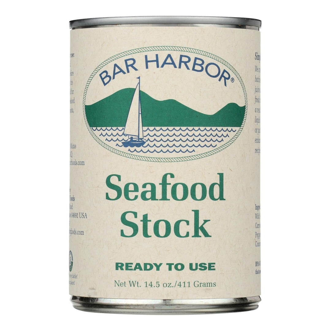 Bar Harbor - Seafood Stock - Case Of 6 - 14.5 Ounces - Maras Green