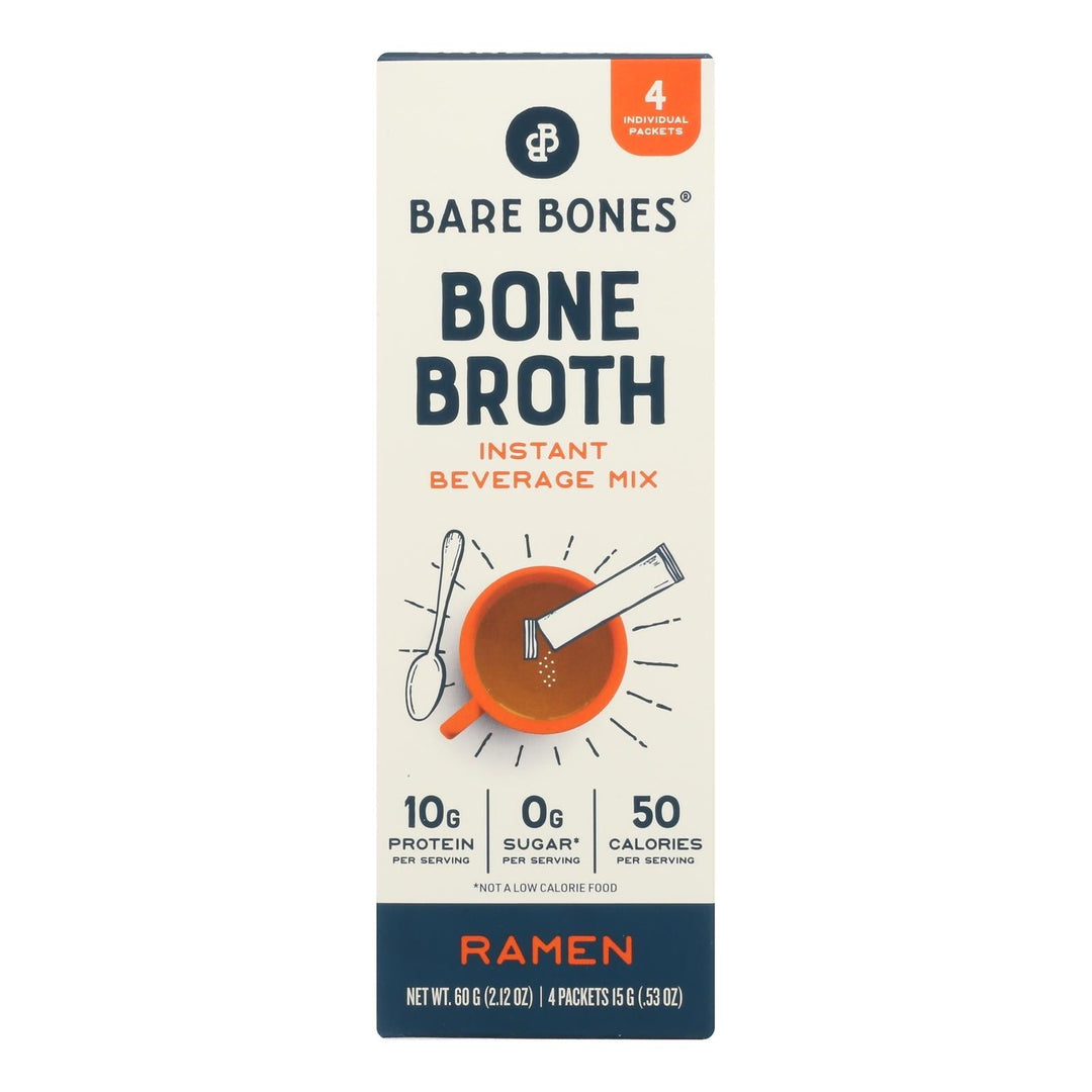 Bare Bones Broth - Bone Brth Ramen Instant Stks - Case Of 8 - 2.21 Oz - Maras Green