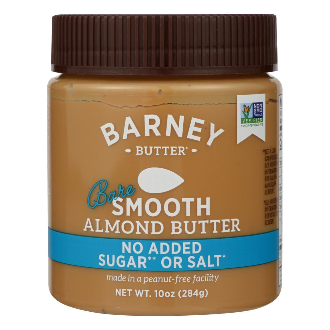 Barney Butter - Almond Butter - Bare Smooth - Case Of 6 - 10 Oz. - Maras Green
