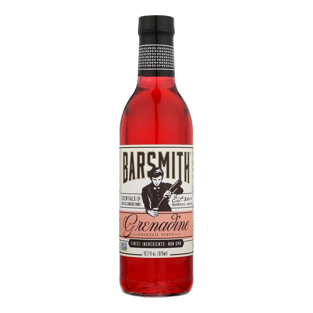 Barsmith Grenadine Cocktail Syrup - Case Of 6 - 12.7 Fz - Maras Green