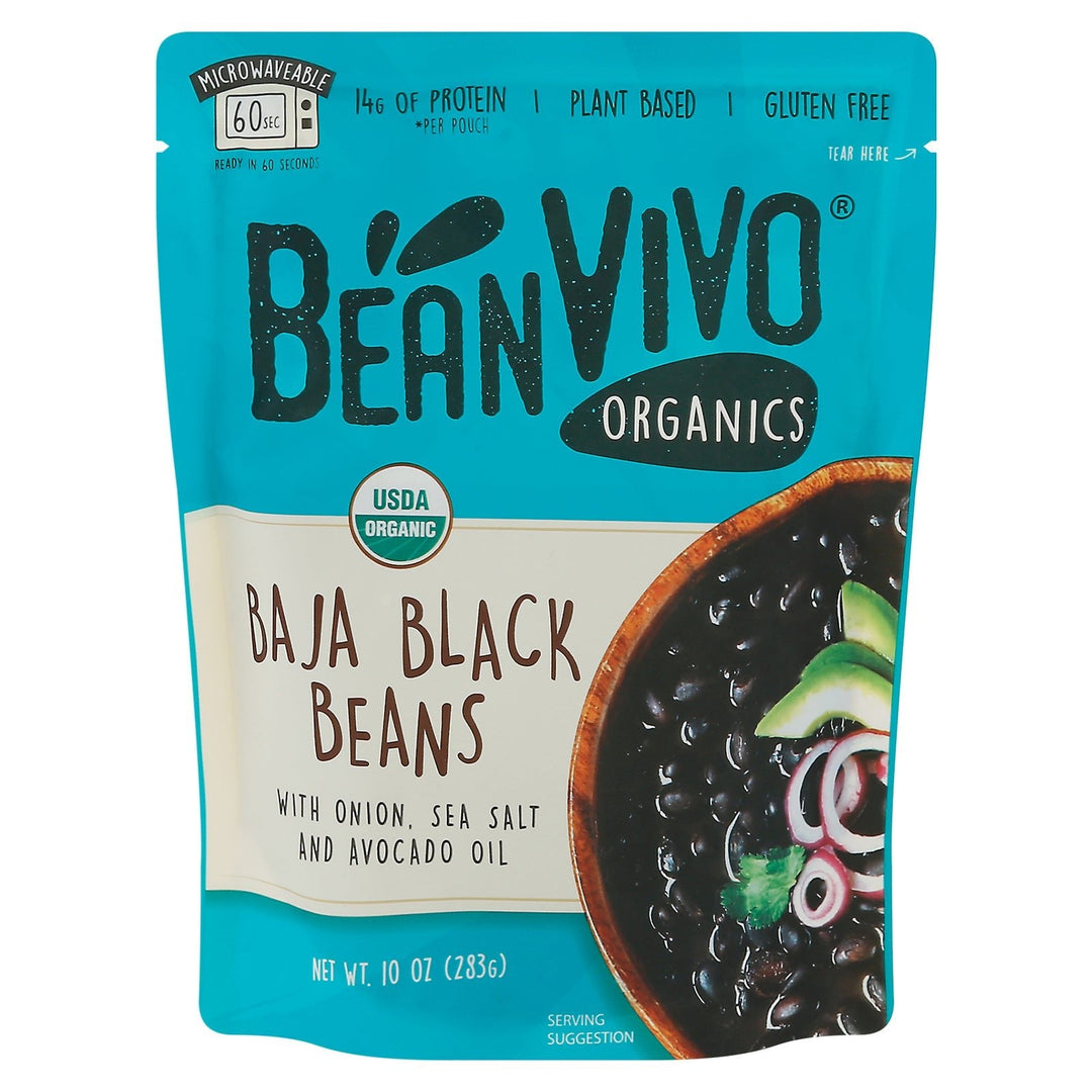 Bean Vivo - Black Bean Baja - Case Of 6 - 10 Oz - Maras Green