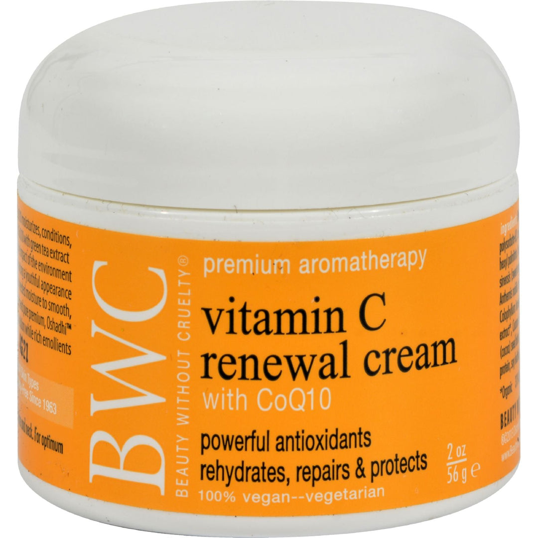 Beauty Without Cruelty Renewal Cream Vitamin C With Coq10 - 2 Oz - Maras Green