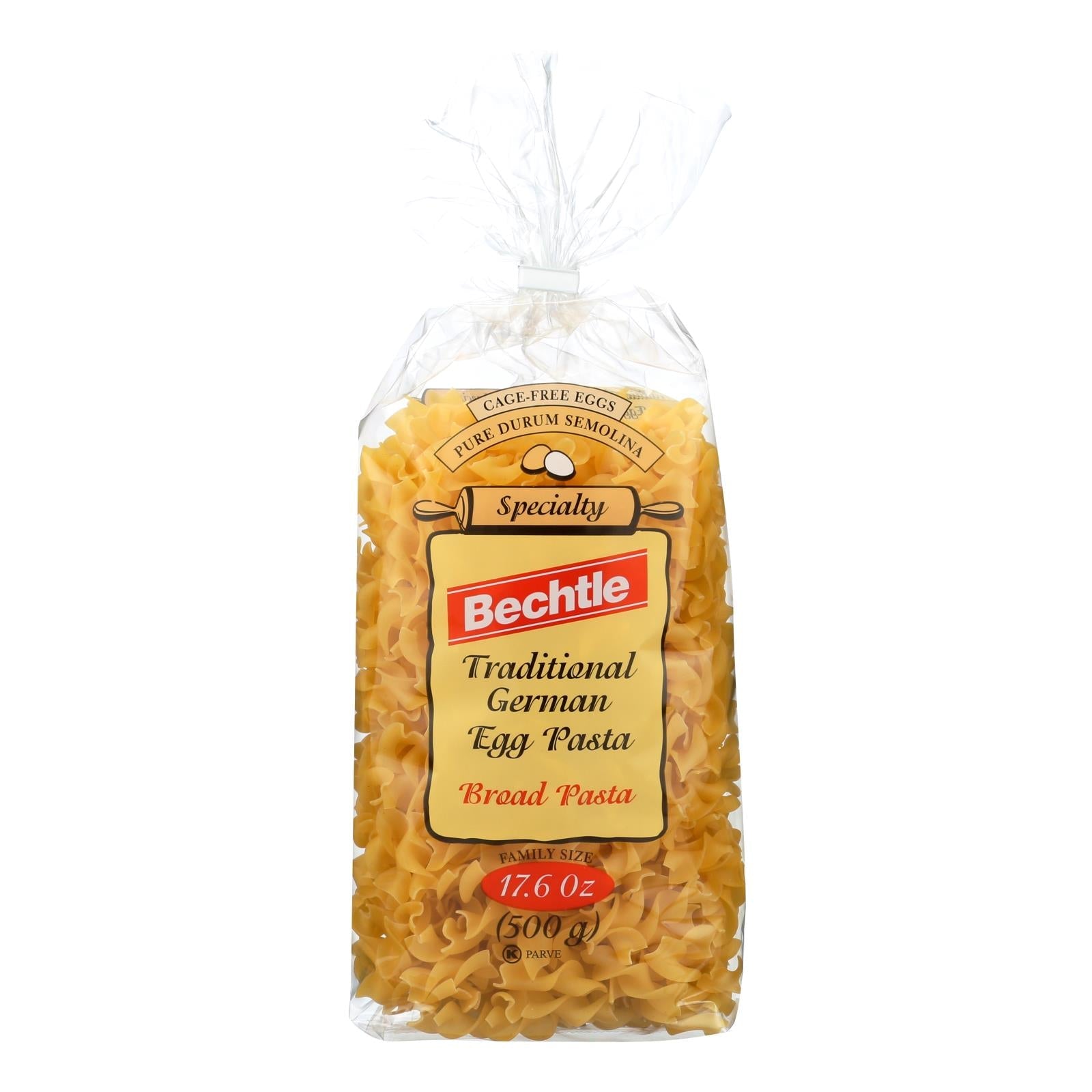 Bechtle Egg Noodle - Broad - Case Of 12 - 17.6 Oz - Maras Green