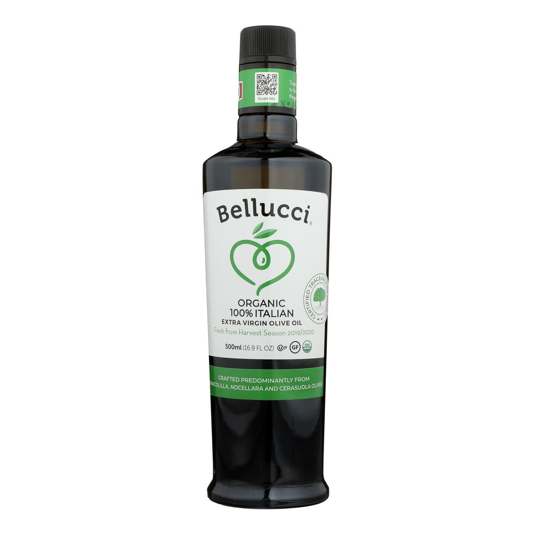Bellucci Premium Olive Oil - Extra Virgin - Case Of 6 - 500 Ml - Maras Green