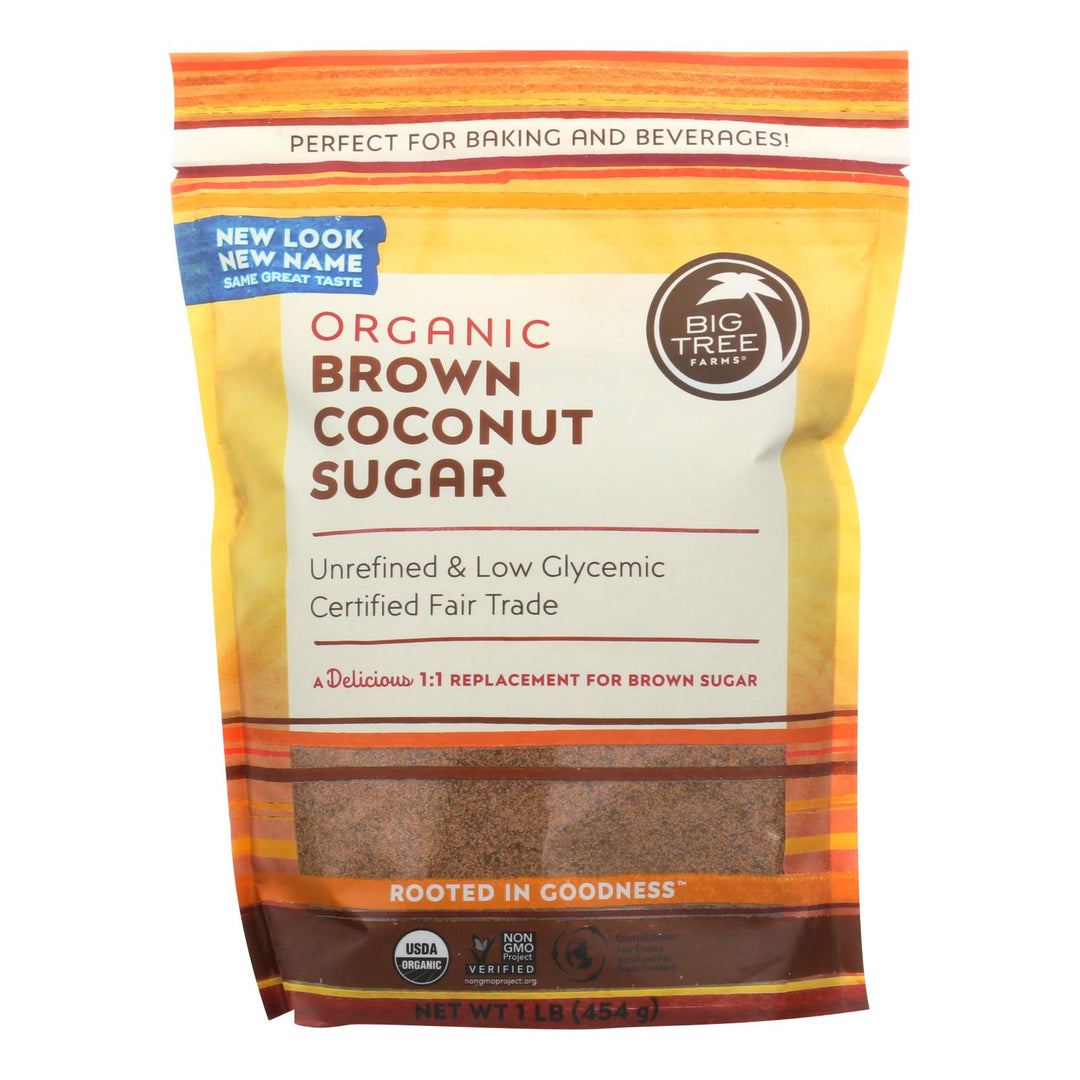 Big Tree Farms Coconut Palm Sugar - Blonde - Case Of 6 - 16 Oz. - Maras Green