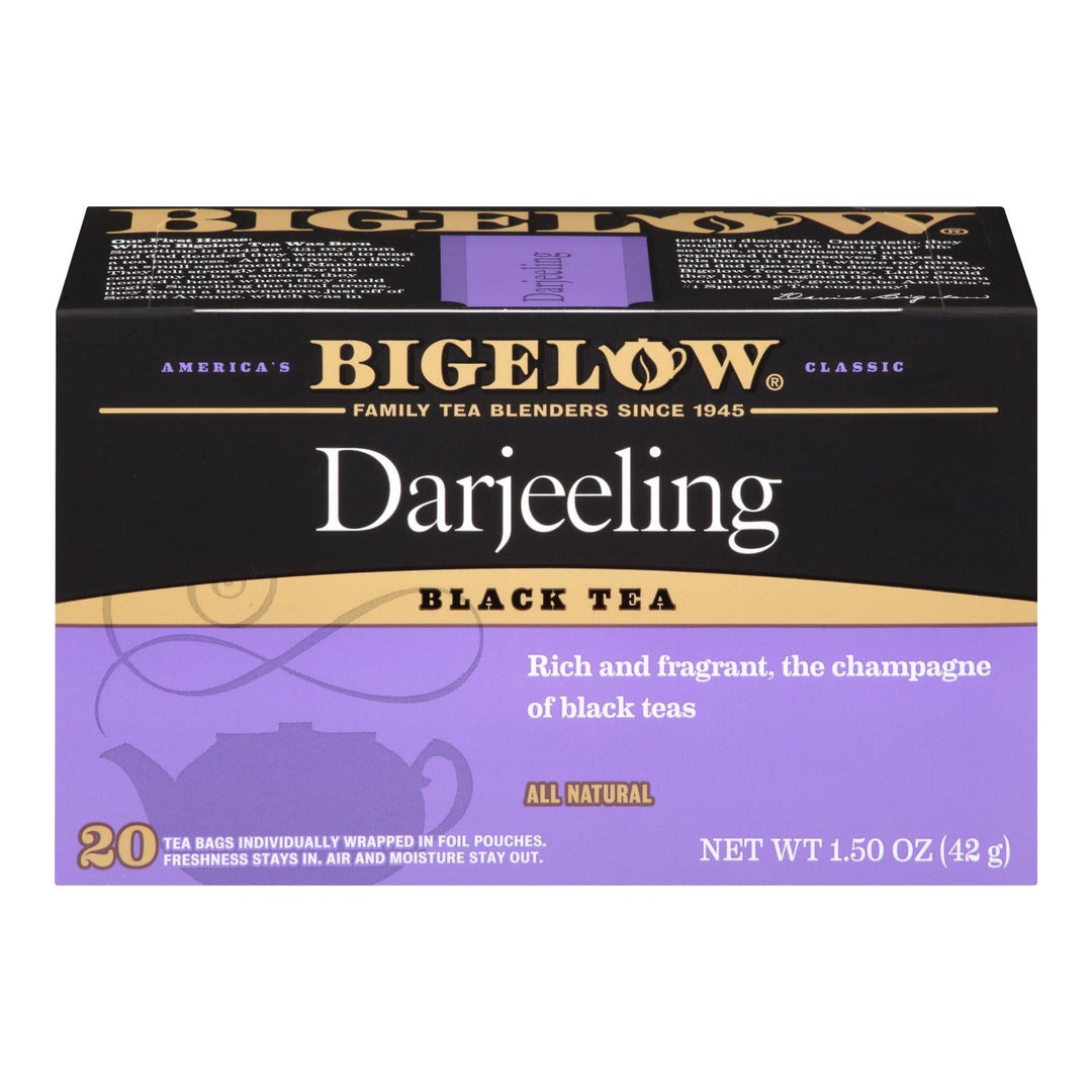 Bigelow Tea Darjeeling Black Tea - Case Of 6 - 20 Bags - Maras Green