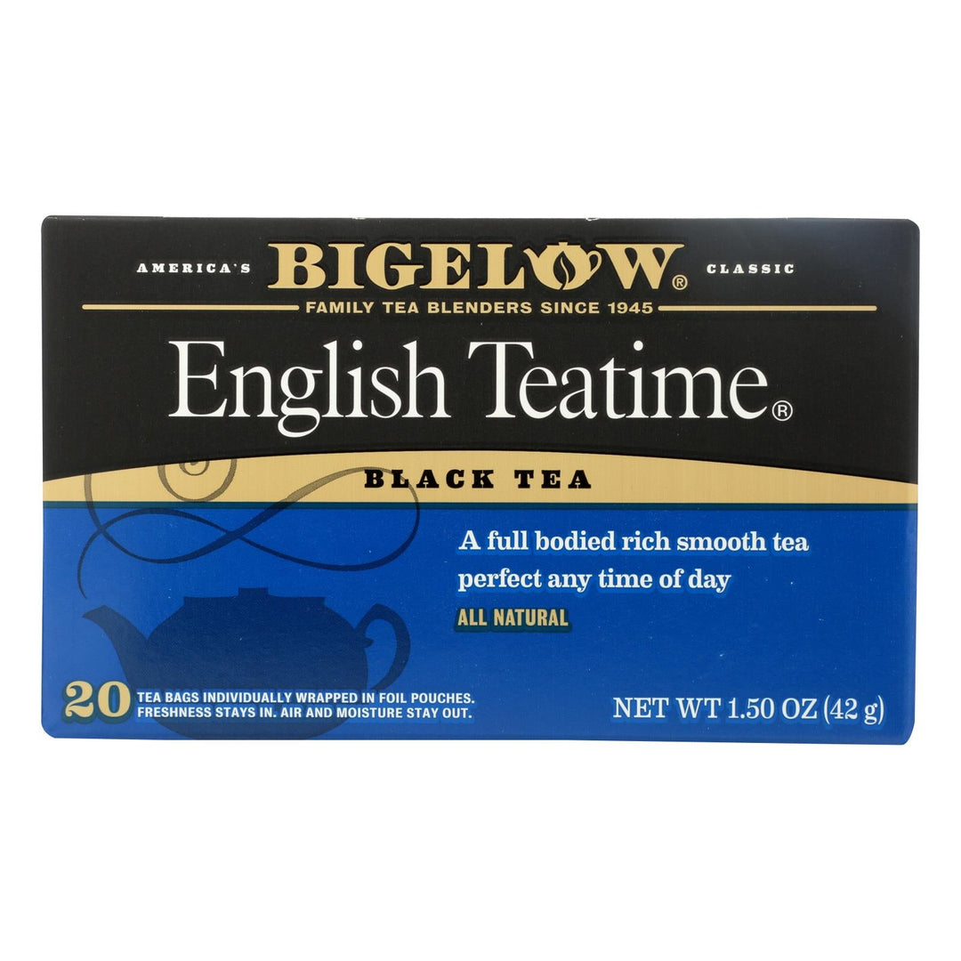 Bigelow Tea English Teatime Black Tea - Case Of 6 - 20 Bags - Maras Green